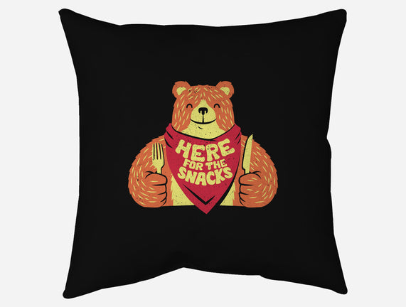 Here For The Snacks Bear