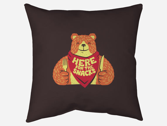 Here For The Snacks Bear