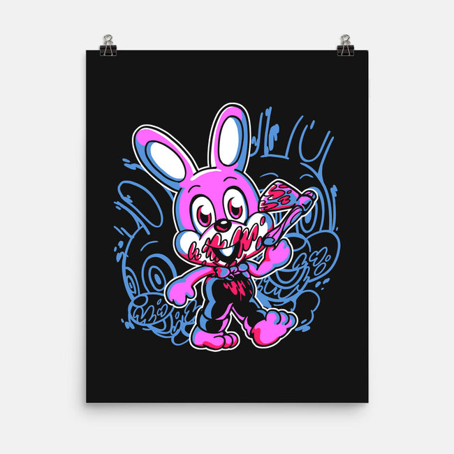 Rabbit Park-none matte poster-estudiofitas
