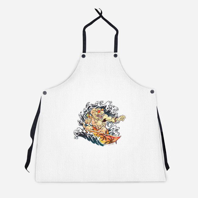 Jurassic Bay-unisex kitchen apron-Fearcheck