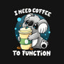 Need Coffee To Function-unisex basic tee-Vallina84
