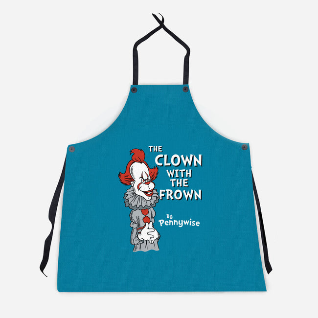 The Clown With The Frown-unisex kitchen apron-Nemons