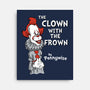 The Clown With The Frown-none stretched canvas-Nemons