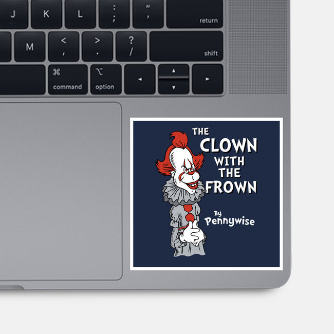 The Clown With The Frown-none glossy sticker-Nemons