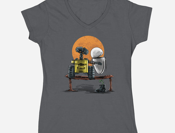 Robots Gazing At The Moon