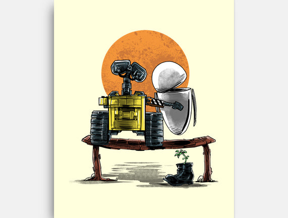 Robots Gazing At The Moon