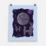Pixel Death Star-none matte poster-danielmorris1993