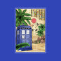 Tardis In Egypt-none fleece blanket-DrMonekers