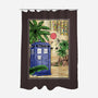 Tardis In Egypt-none polyester shower curtain-DrMonekers