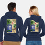 Tardis In Egypt-unisex zip-up sweatshirt-DrMonekers