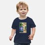 Tardis In Egypt-baby basic tee-DrMonekers
