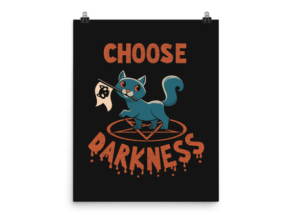 Cat Chooses Darkness