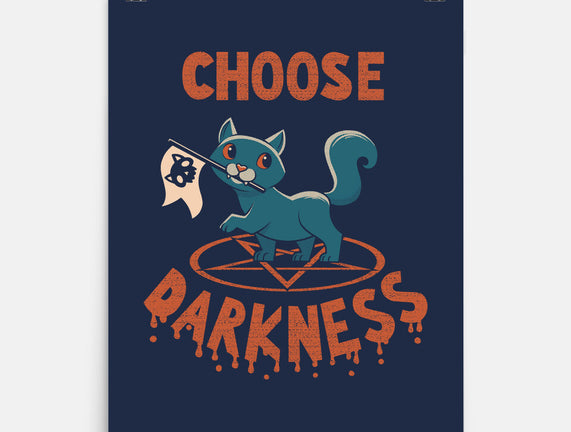 Cat Chooses Darkness