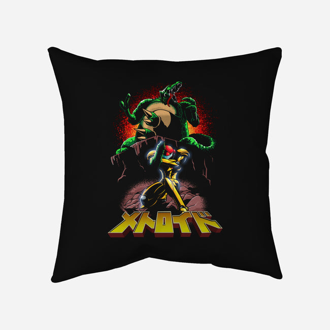 Space Maiden-none removable cover throw pillow-Diego Oliver