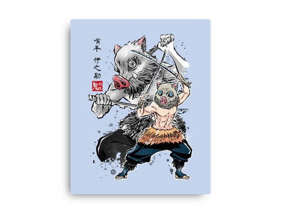 Slayer Inosuke Sumi-E