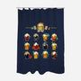 Beer Role Play Game-none polyester shower curtain-Vallina84