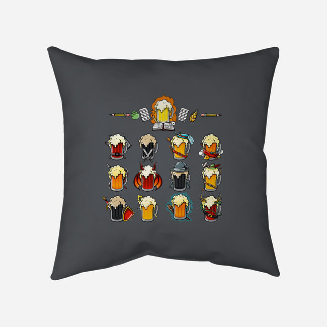 Beer Role Play Game-none removable cover throw pillow-Vallina84