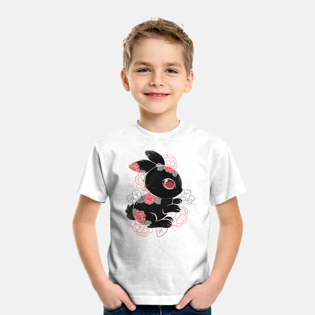 Ink Flower Rabbit-youth basic tee-ricolaa