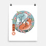 Traditional Fox-none matte poster-IKILO