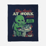 Stay Awake At Work-none fleece blanket-eduely