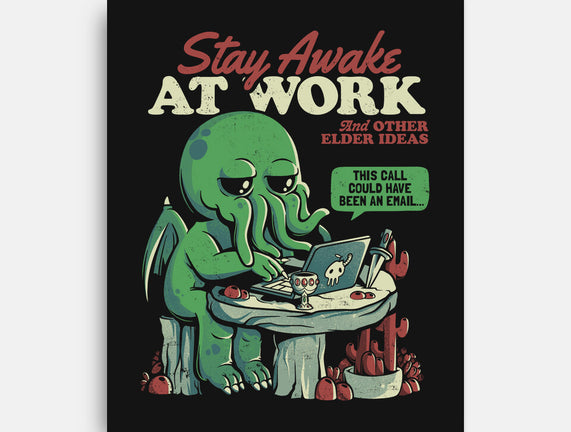 Stay Awake At Work
