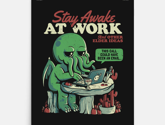 Stay Awake At Work