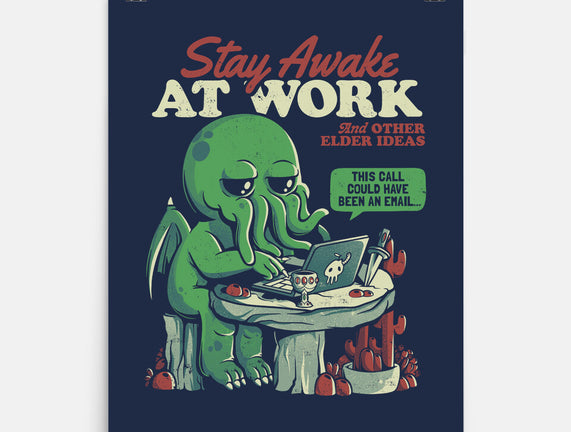 Stay Awake At Work