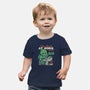 Stay Awake At Work-baby basic tee-eduely