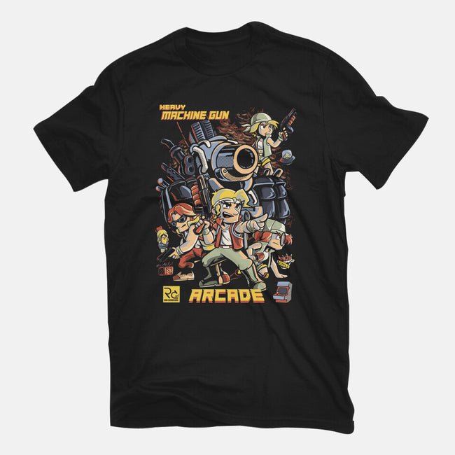 Heavy Machine Gun-mens premium tee-Nihon Bunka