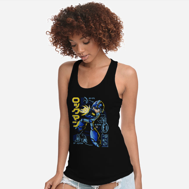 A Mega Robot-womens racerback tank-Nihon Bunka