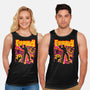 Stay Groovy Stay Evil-unisex basic tank-rocketman_art