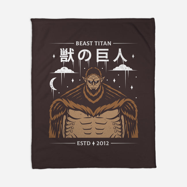 Zeke's Beast Titan-none fleece blanket-Alundrart