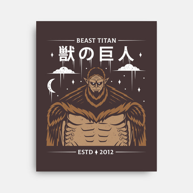 Zeke's Beast Titan-none stretched canvas-Alundrart