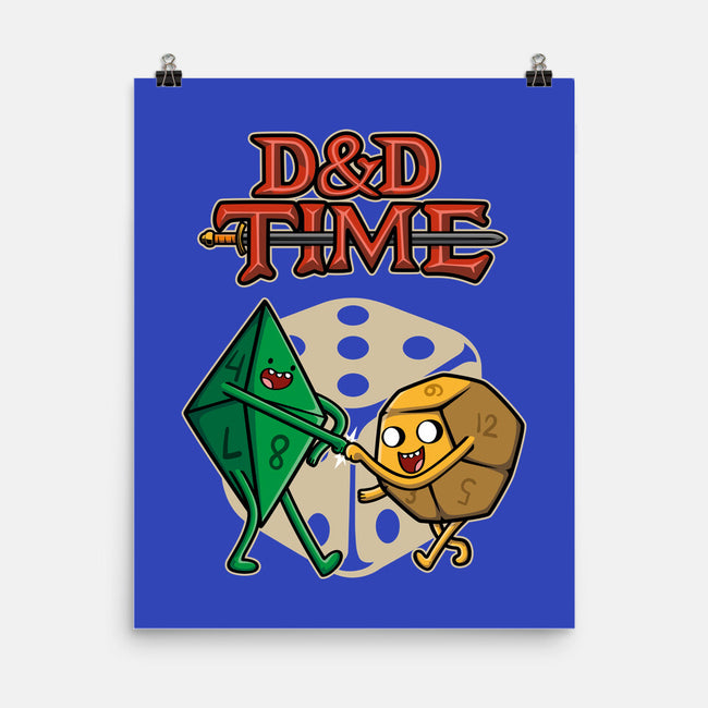 DnD Time-none matte poster-Olipop