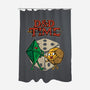 DnD Time-none polyester shower curtain-Olipop