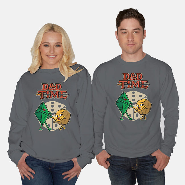 DnD Time-unisex crew neck sweatshirt-Olipop