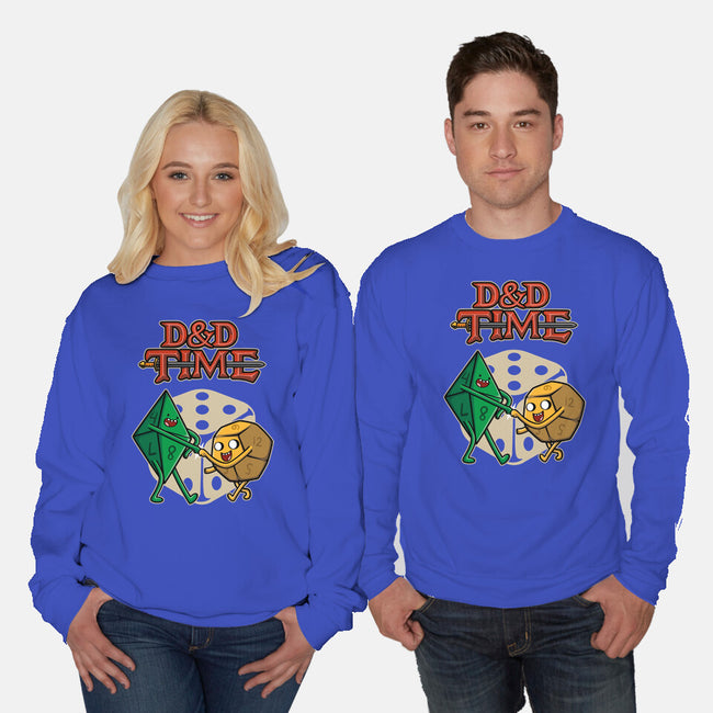 DnD Time-unisex crew neck sweatshirt-Olipop