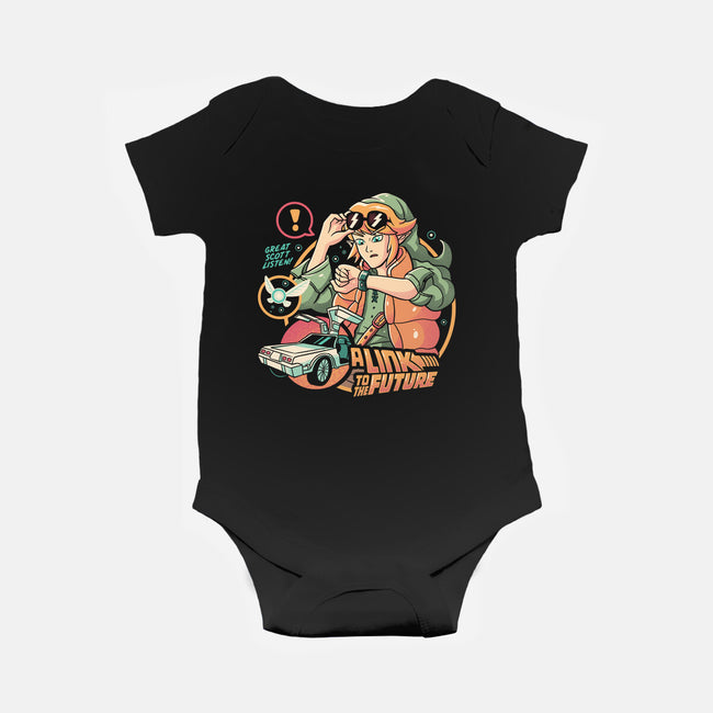 Link To The Future-baby basic onesie-eduely