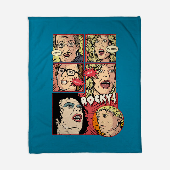 Horror Show-none fleece blanket-Green Devil