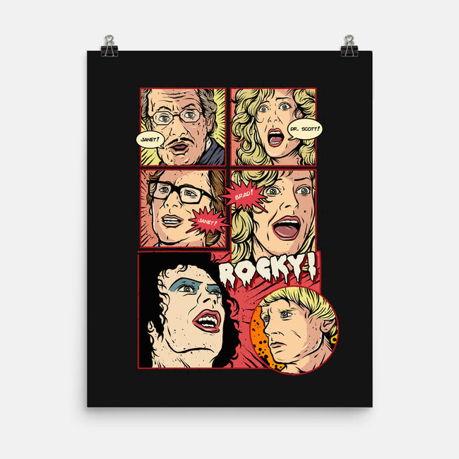 Horror Show-none matte poster-Green Devil