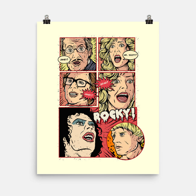 Horror Show-none matte poster-Green Devil