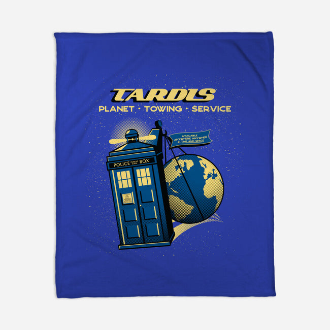 Planet Towing Service-none fleece blanket-tobefonseca