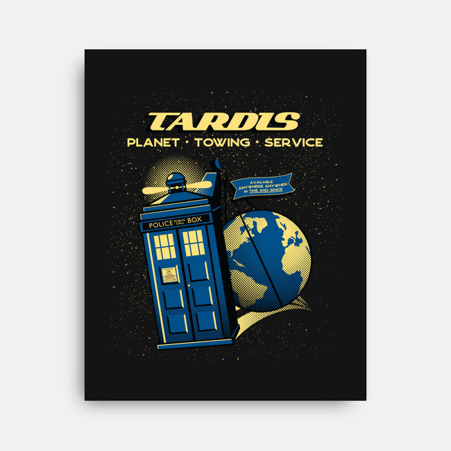 Planet Towing Service-none stretched canvas-tobefonseca