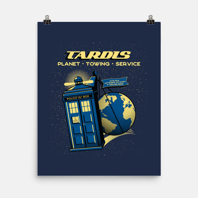 Planet Towing Service-none matte poster-tobefonseca