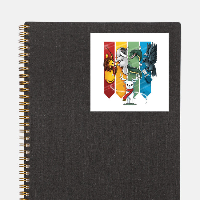 Magic Animals-none glossy sticker-Vallina84