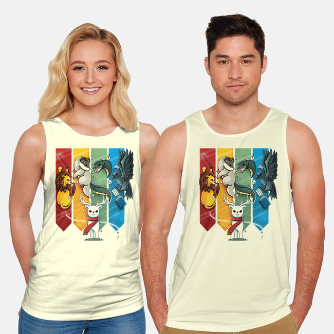 Magic Animals-unisex basic tank-Vallina84