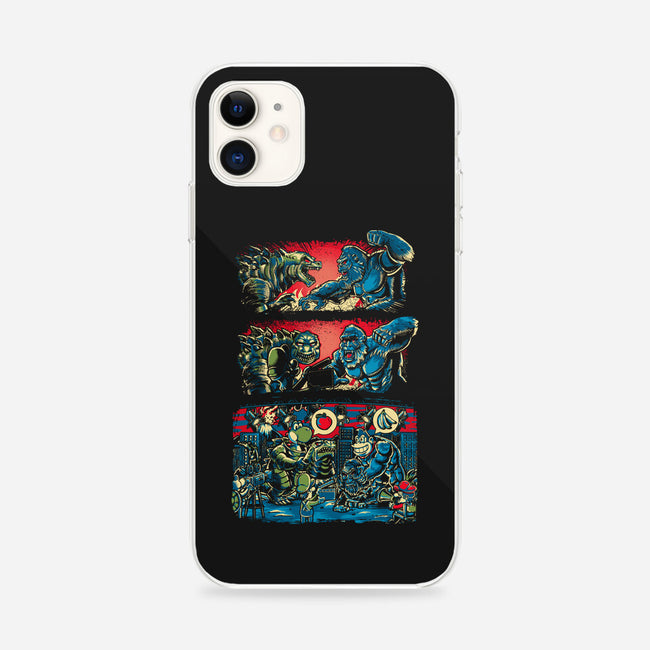 Gojira And The Mushroom Kingdom-iphone snap phone case-Knegosfield