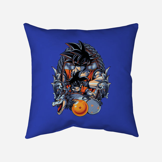Legendary Saiyan-none removable cover w insert throw pillow-Badbone Collections