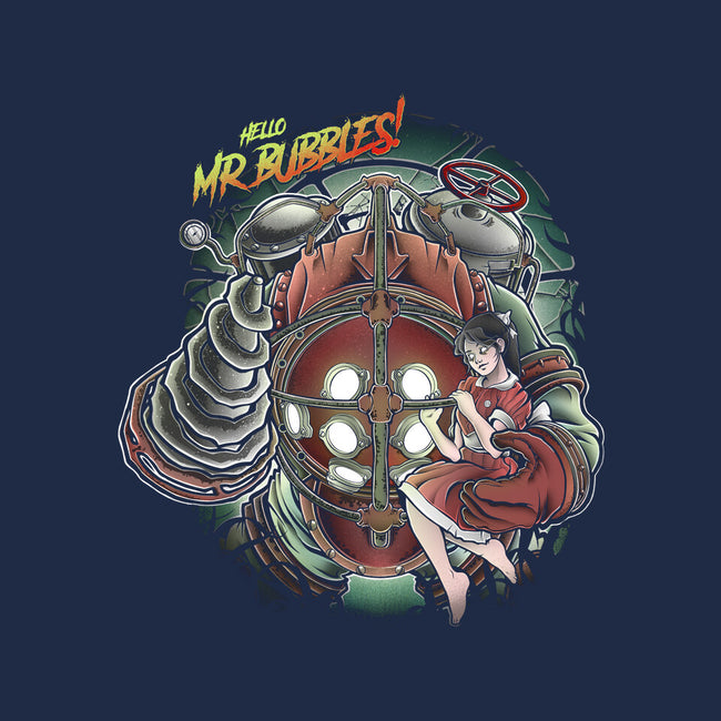 Mr. Bubbles-none zippered laptop sleeve-Fearcheck