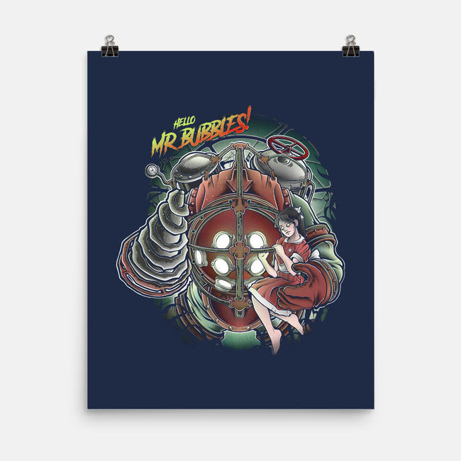 Mr. Bubbles-none matte poster-Fearcheck